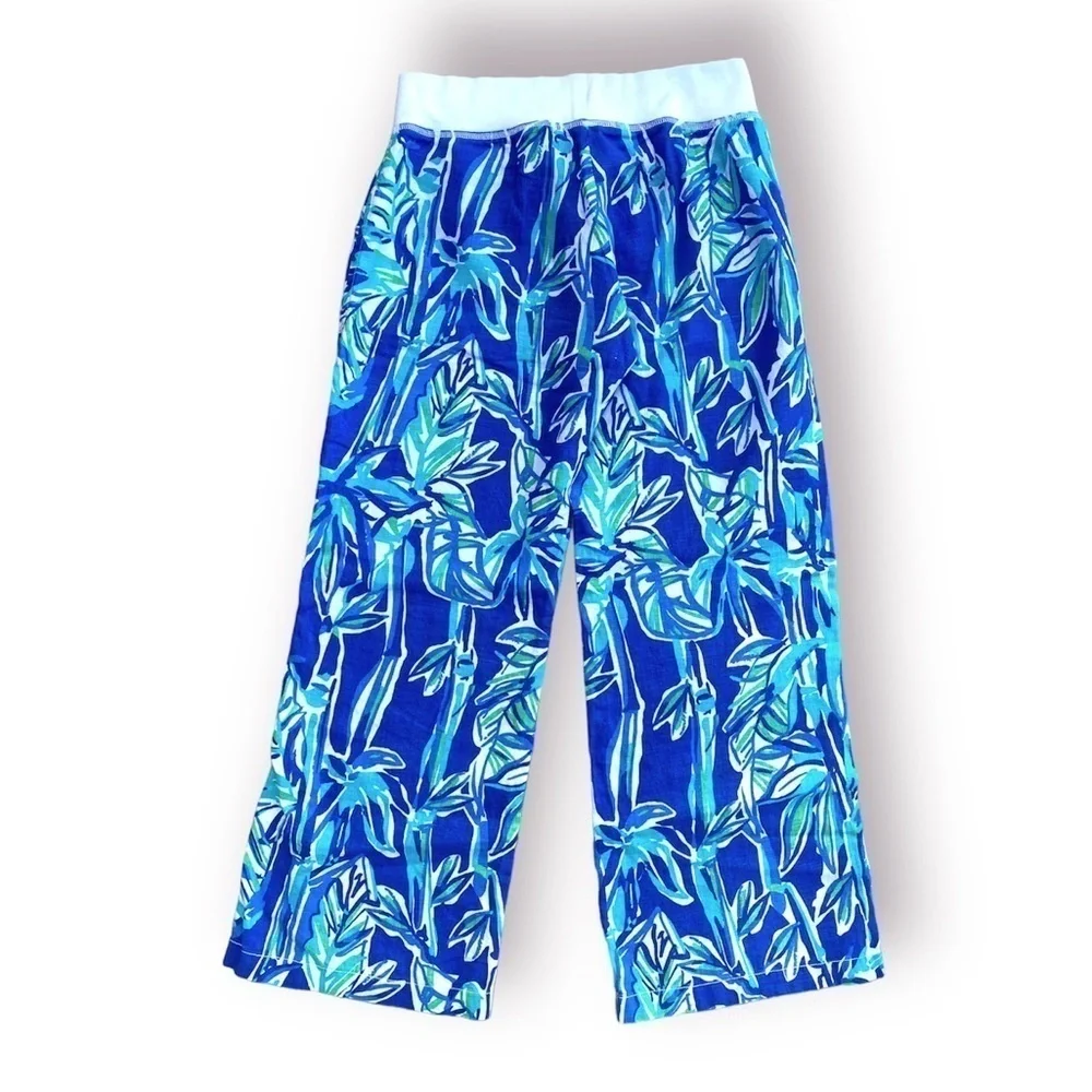 Lilly Pulitzer Linen Beach Pant size L - Picture 3 of 9